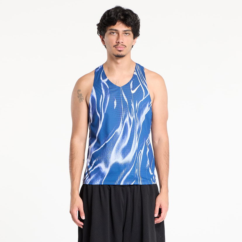 Linne Nike Nike AeroSwift Singlet Blå | HV2643-492