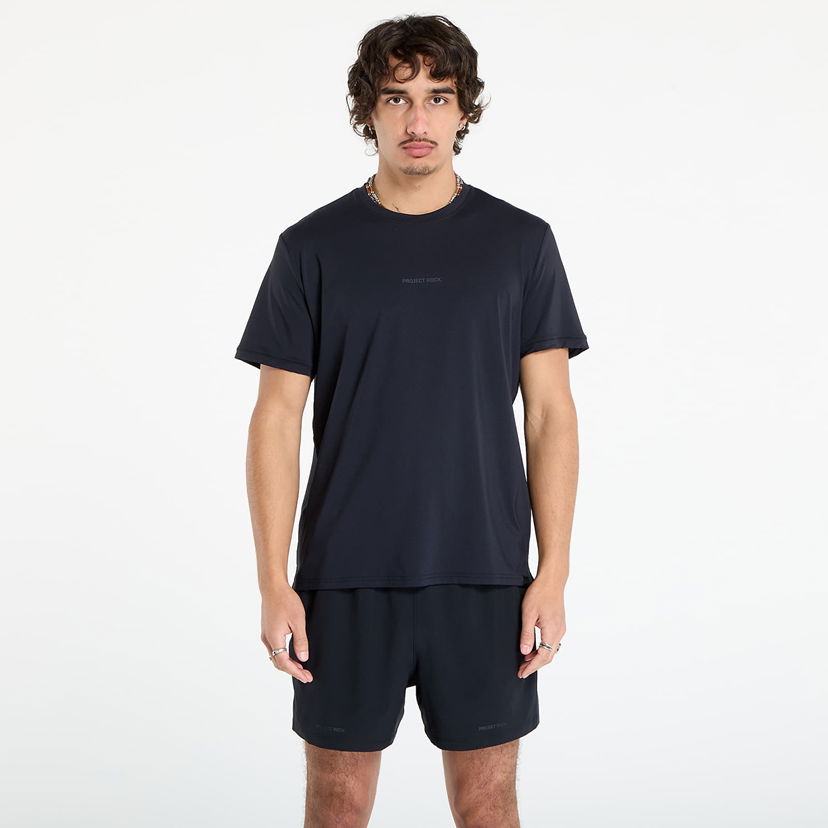 T-shirt Under Armour Project Rock Iso-Chill Short Sleeve Tee Svart | 6007149-001
