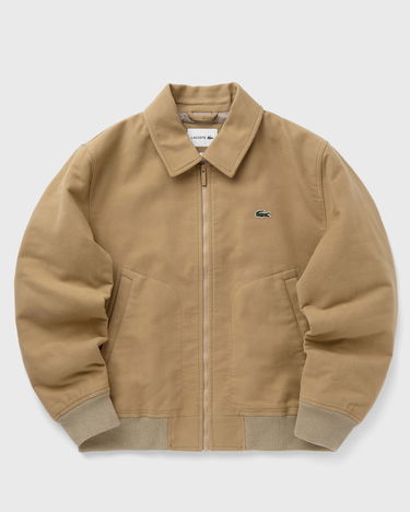 Bomberjacka Lacoste Collared Full-Zip Bomber Jacket Beige | BH5147-02S, 2