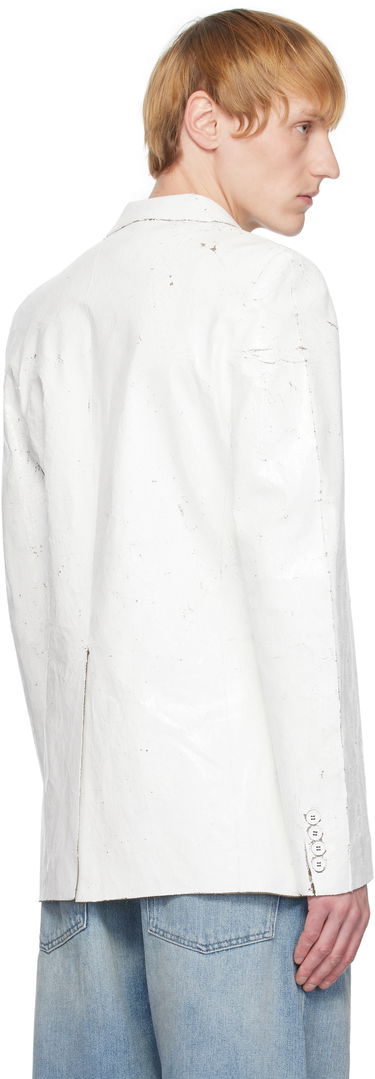 Jacka Maison Margiela MM6 Maison Margiela Painted Blazer Vit | SH2BN0010 M35437, 2