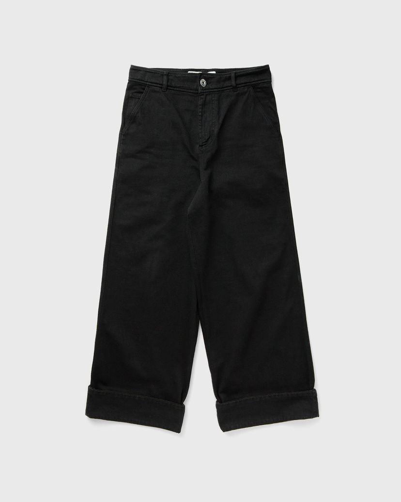 Byxor JW Anderson JW Anderson High Waist Wide Leg Trousers Svart | TR0387-PG1730-999