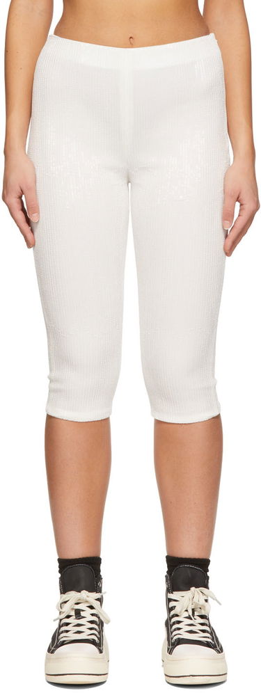 Shorts We11done We11done Sequin Cycling Shorts Vit | WD-PT1-22-295-W-WH, 0