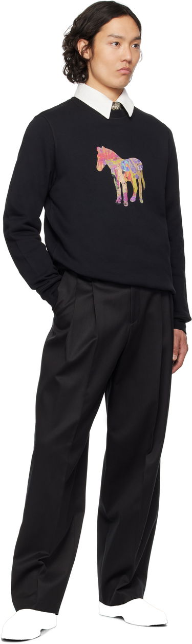 Sweater Paul Smith PS Paul Smith Craft Zebra Sweatshirt Svart | M2R-191Z-PP4701-79, 3