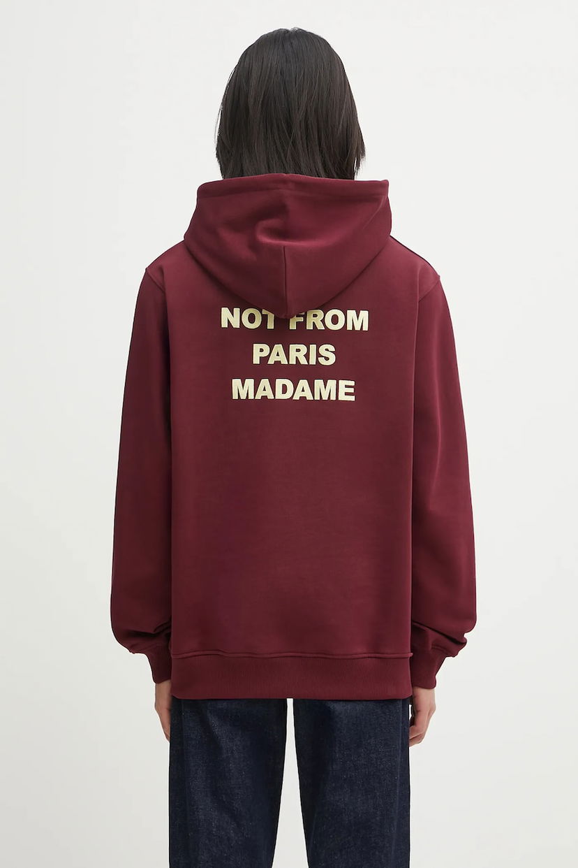 Sweatshirt Drôle de Monsieur Drôle de Monsieur Le Hoodie Slogan Bourgogne | I.HO162.CO127