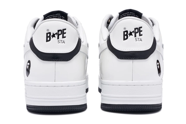 Sneakers och skor BAPE Bape Sta #6 M2 Black/White Vit | 0ZXSHM191328M-BLK, 2