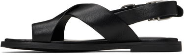 Kläder rag & bone rag & bone Gia Leather Crossover Sandals Svart | WFF25SF1004LE04, 2