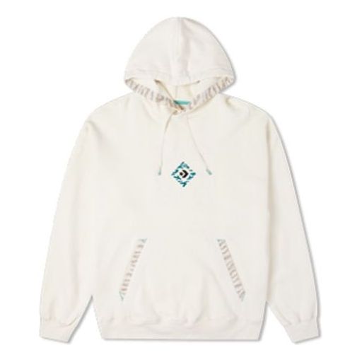 Sweatshirt Converse New Year Series Tiger Stripes Embroidered Hoodie Vit | 10024151-A01