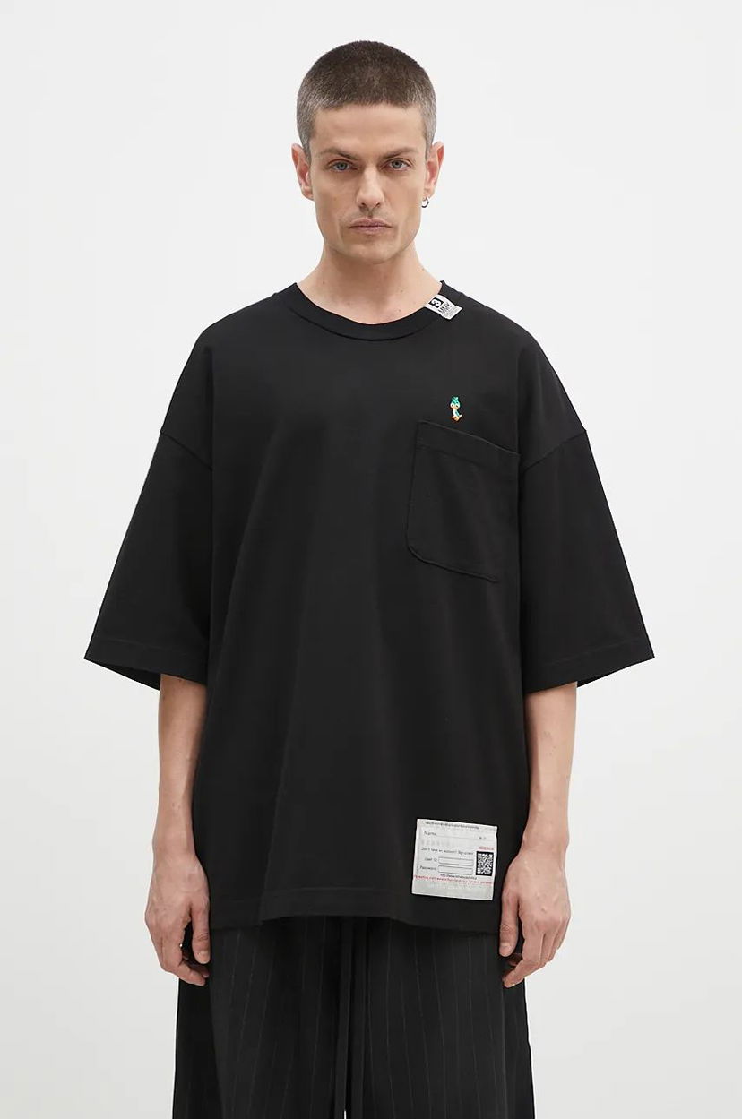 T-shirt Maison MIHARA YASUHIRO Duck Embroidery T-Shirt Svart | A13TS631