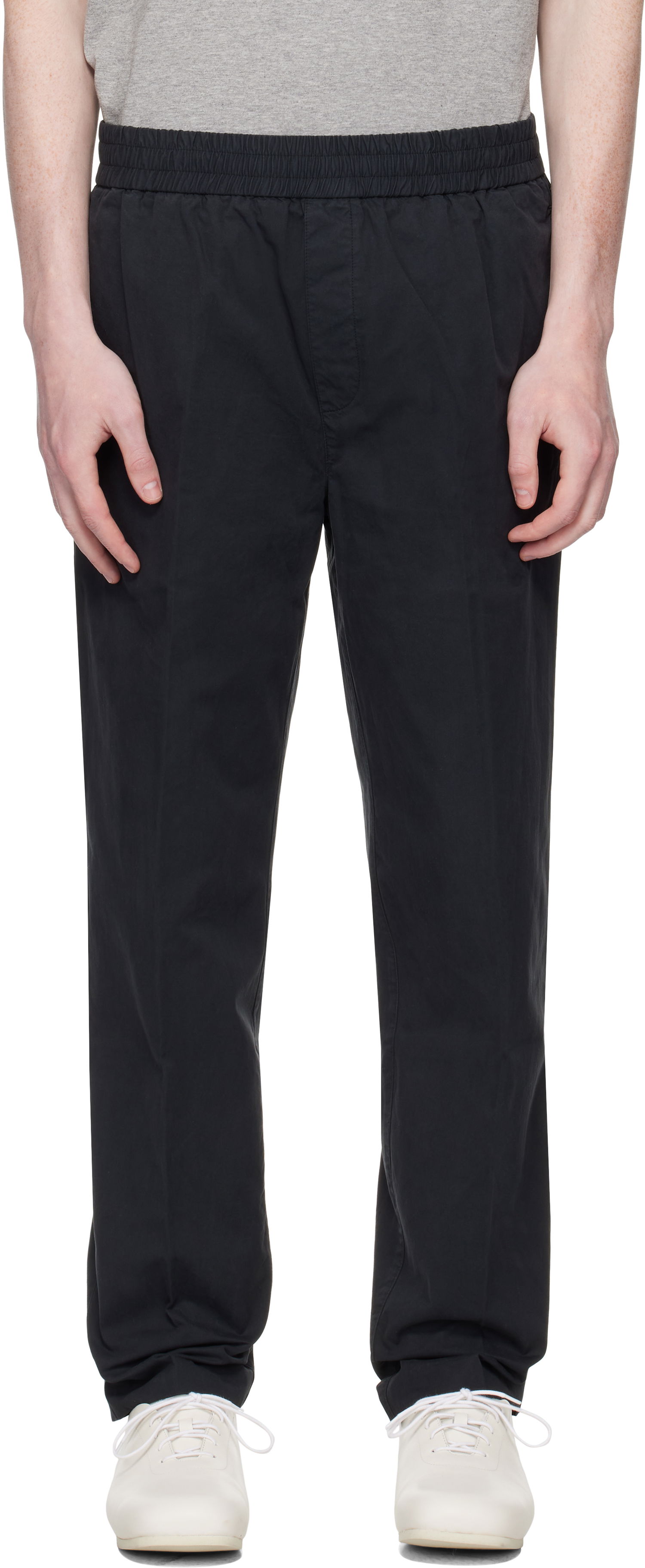 Byxor A.P.C. A.P.C. Pieter Elasticated Waist Trousers Svart | COHKU-H08394, 0