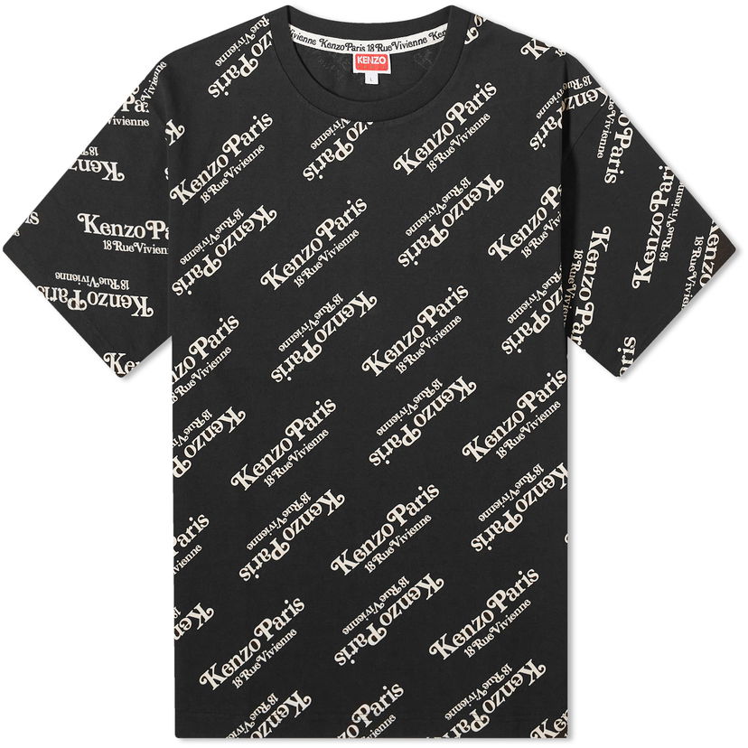 T-shirt KENZO Verdy x Oversize Tee Svart | FE58TS0044SY-99J