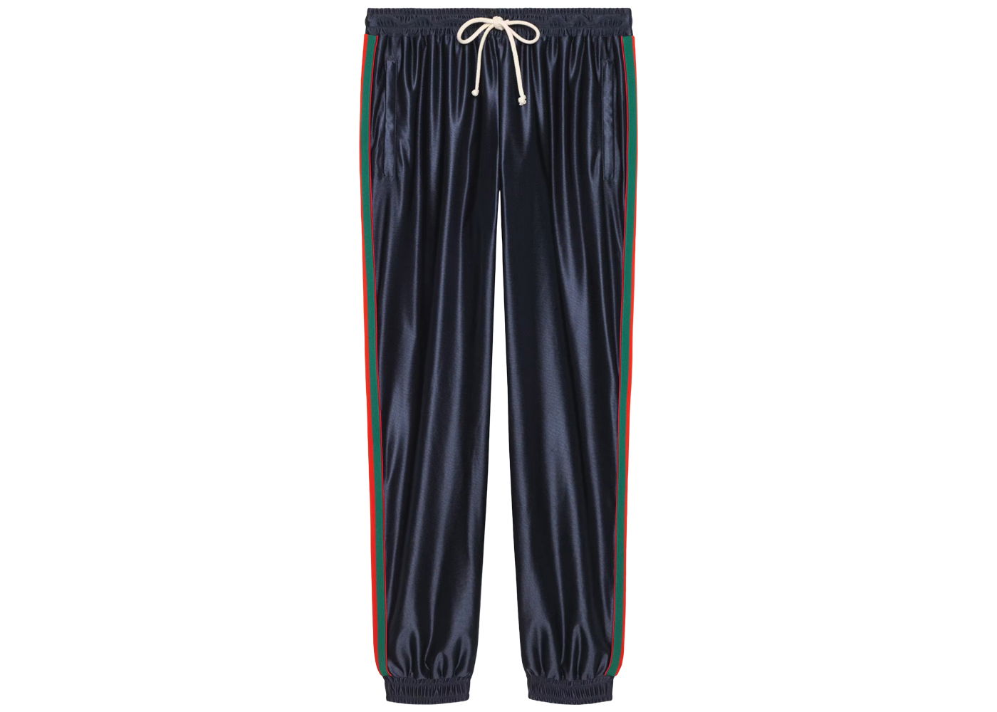 Byxor Gucci Shiny Jersey Pant Mörkblå | 655343 XJDF1 4330, 0