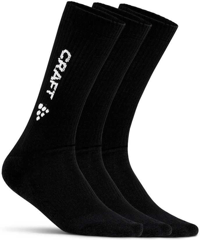 Strumpor Craft Craft Progress Indoor 3-Pack Socks Svart | 1913230-999000