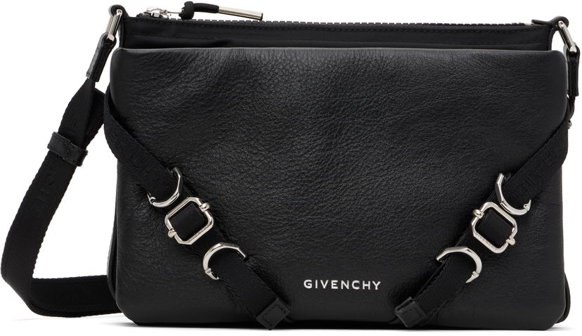 Axelväska Givenchy Givenchy Voyou Skinny Crossbody Bag Svart | BKU04WK1ZV001