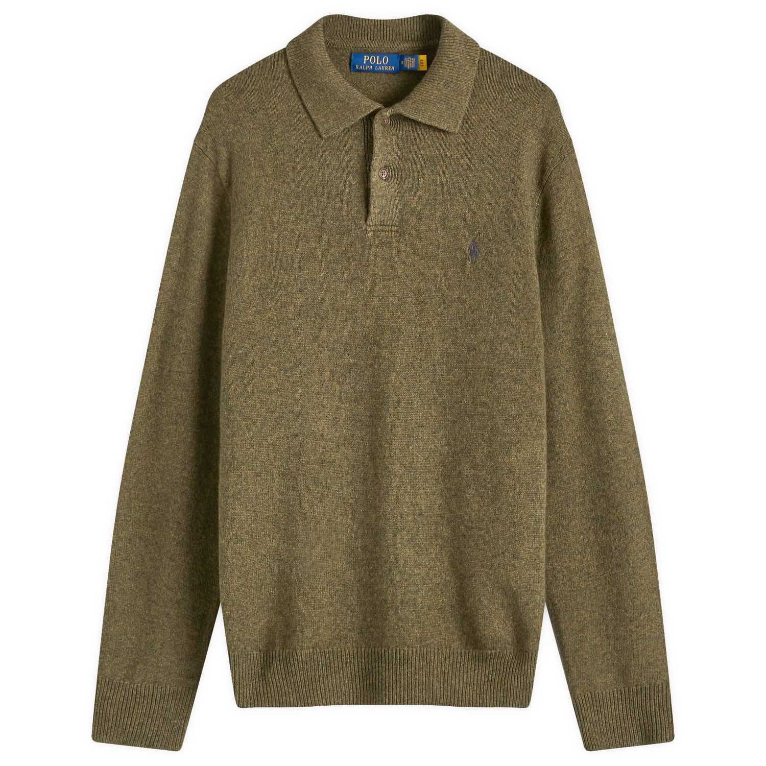 Sweater Polo by Ralph Lauren Polo Ralph Lauren Standard Fit Long Sleeve Knit Polo Grön | 710955908002, 1
