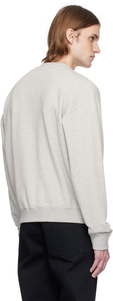 Sweater Jil Sander Jil Sander Embroidered Logo Sweatshirt Grå | J47GU0128_J20010, 2