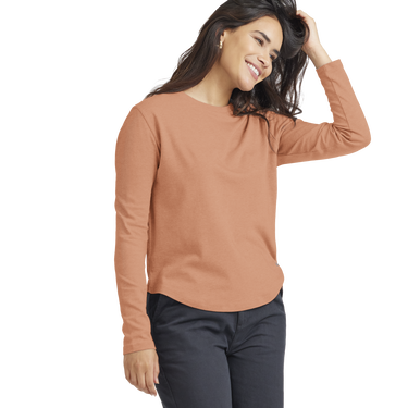 T-shirt Allbirds Merino Long Sleeve Tee, Size XS Orange | A12106W, 2