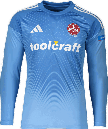 Jersey adidas Originals 1. FC Nürnberg Goalkeeper Jersey 2025/26 Blå | 6fcnji9722, 0