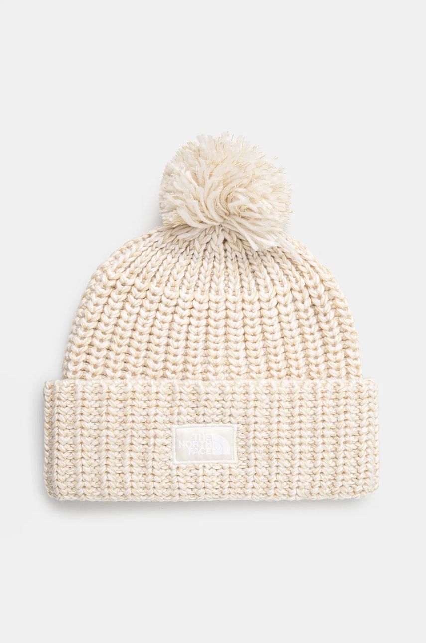 Mössa The North Face Cozy Chunky Cabin Pom-Pom Beanie Beige | NF0A887W86I1, 0
