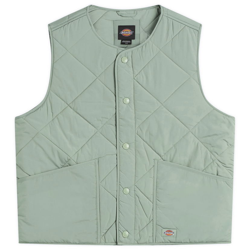 Väst Dickies Samburg Quilted Liner Vest Grön | DK0A87O8L191