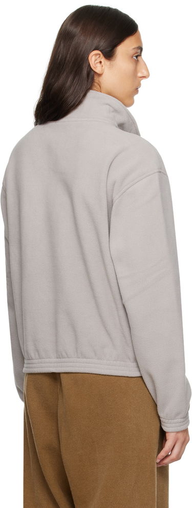 Sweatshirt We11done We11done Pony Fleece Pullover Grå | WD-TS3-23-893-U-GY, 2