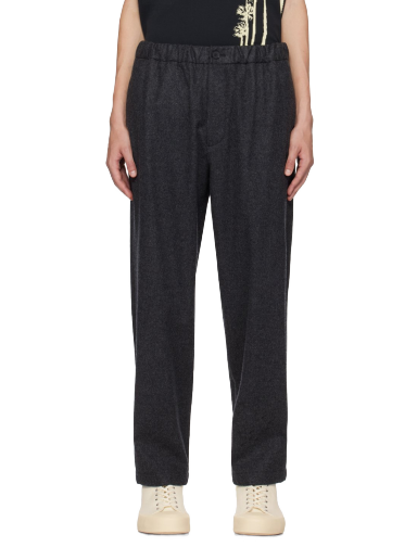 Byxor Jil Sander Cropped Trousers Grå | J47KA0016_J40119
