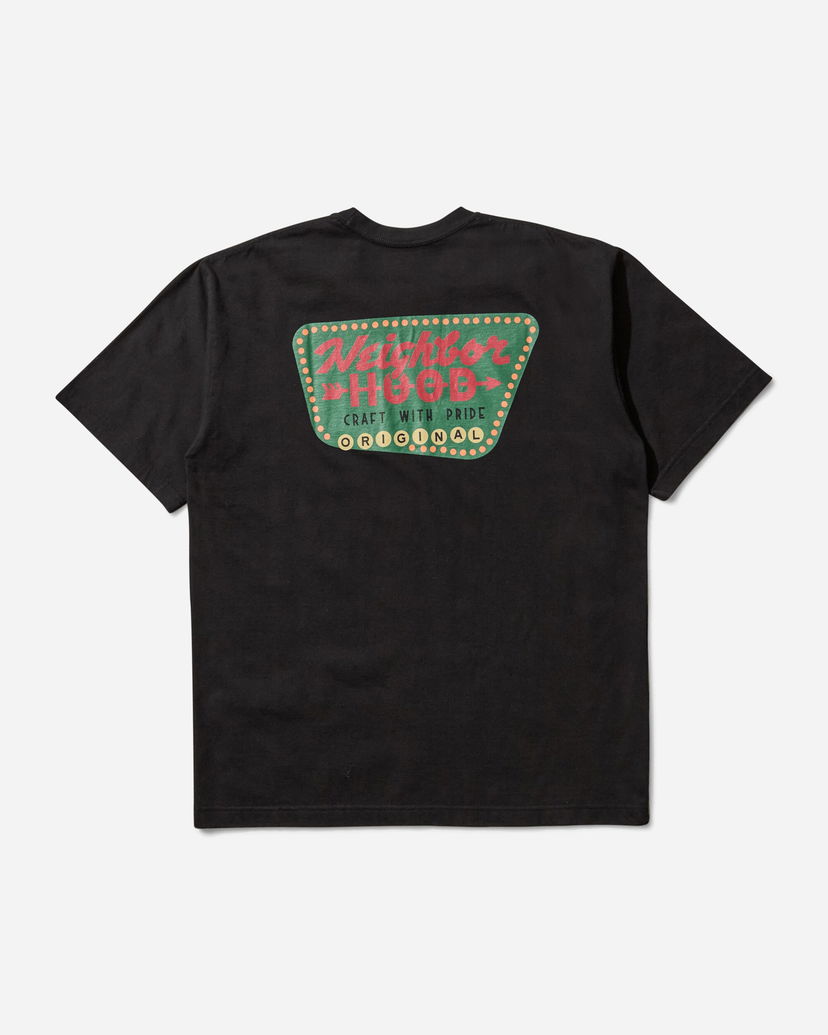T-shirt Neighborhood NH 251 Spot SS-9 Graphic T-Shirt Svart | 251PCNH-ST14S BLACK