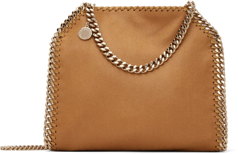 Handväska Stella McCartney Stella McCartney Falabella Mini Chain Shoulder Bag Brun | 371223WP0404