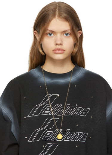 Halsband We11done Necklace With Yellow Pendant Metallisk | WD-AN0-21-019-U-GD, 2