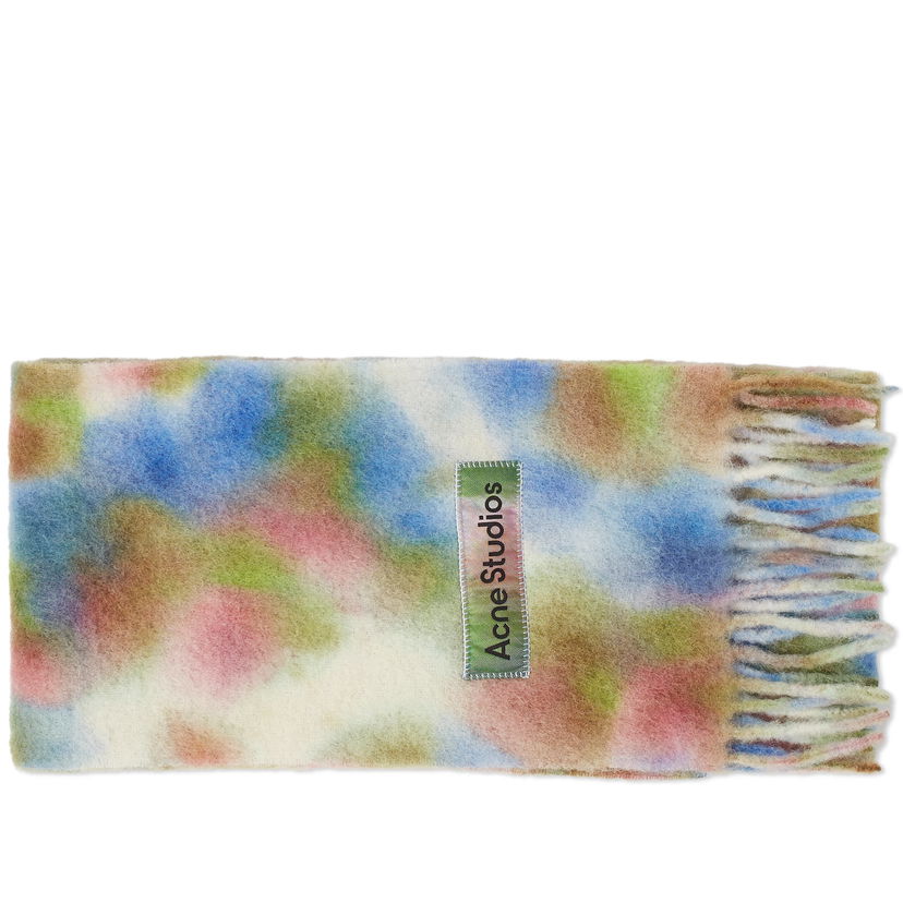 Halsduk Acne Studios Varinga Tie Dye Scarf Grön | CA0284-BHM