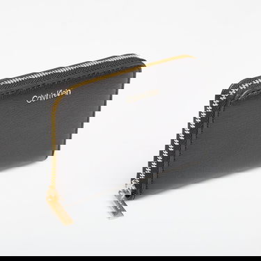 Plånbok CALVIN KLEIN Wallet Foil Logo Medium Zip Around Black Svart | LV04F1091G 332, 0