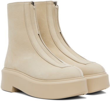Kläder The Row The Row Zipped I Boots Beige | F1144-L131R, 3