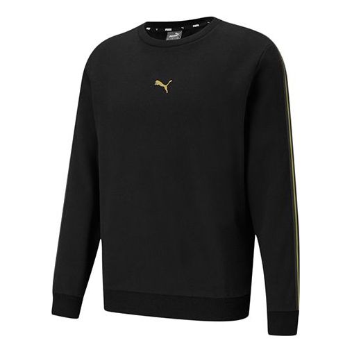 Sweater Puma Metallic Nights Crew Sweatshirt Svart | 587141-01