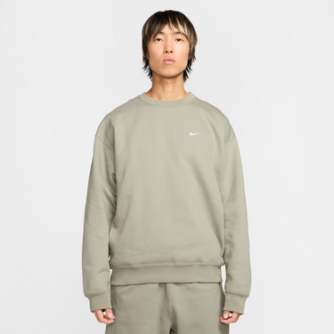 Sweater Nike Solo Swoosh Fleece Crewneck Sweatshirt Grön | DX1361-320, 1