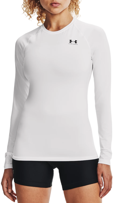 T-shirt Under Armour HeatGear Compression Long Sleeve Vit | 1365459-100, 0