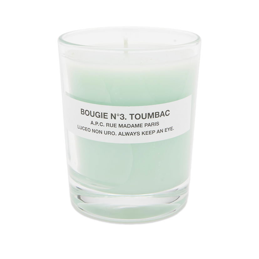 Ljus A.P.C. Candle No.3 in Toumbac Grön | YBZAA-M84001-VAC