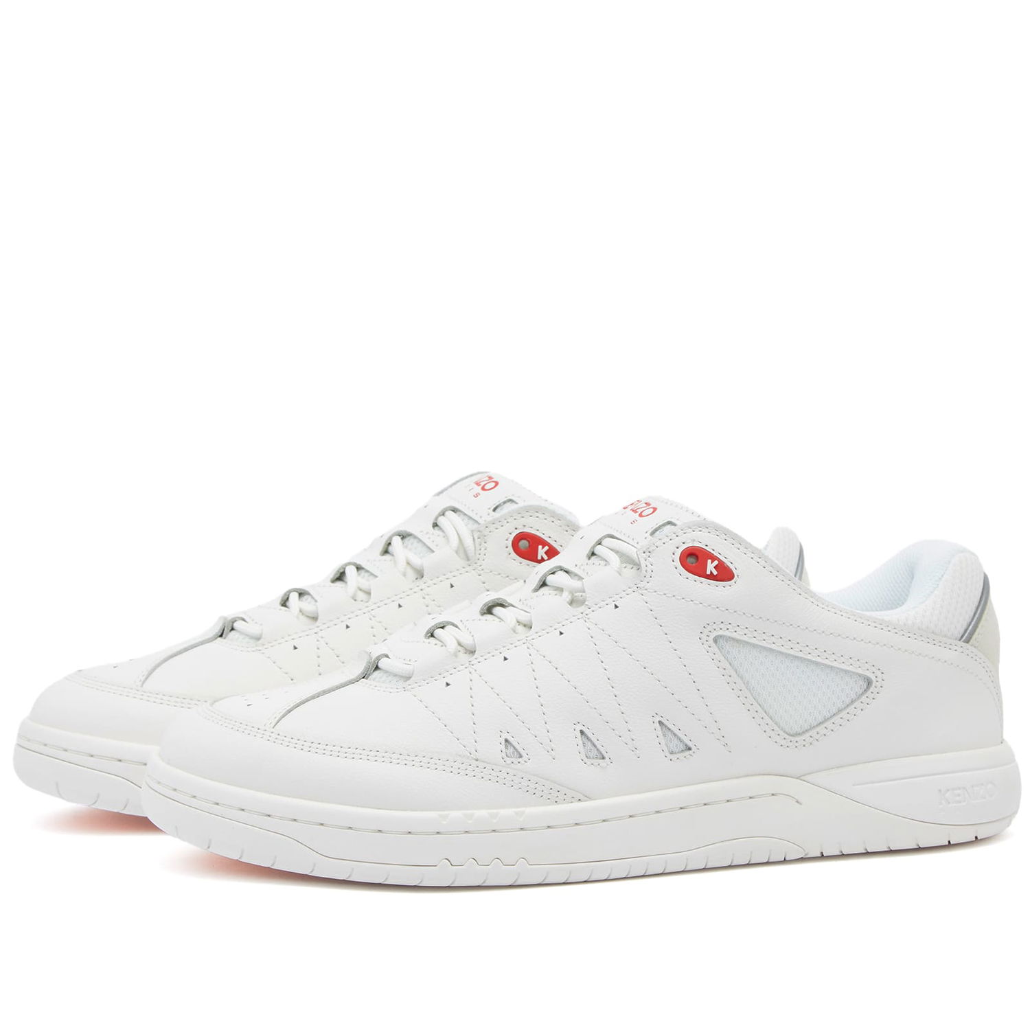 Sneakers och skor KENZO Men's PXT Low Top Sneakers in White, Size EU 40 | END. Clothing Vit | FE55SN080L54-01, 0