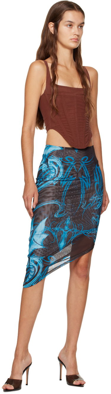 Linne Miaou Miaou Campbell Corset Top Brun | 7020PM3SAB, 3