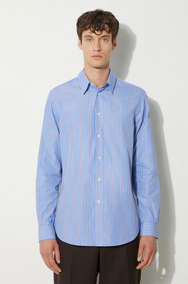 Skjorta Paul Smith Paul Smith Regular Fit Striped Cotton Shirt Blå | M1R.700Y.N02387, 0