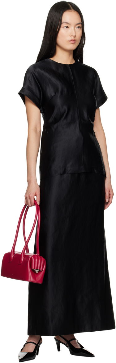 Kjol Loulou de Saison Loulou de Saison Liam Maxi Skirt Svart | LIAM, 3
