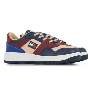 Sneakers och skor Tommy Hilfiger Retro Basket Warm Lined Bleu/bordeaux Flerfärgad | EM0EM01074C87, 1