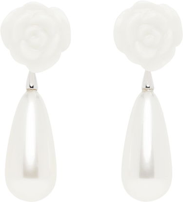 Örhängen SHUSHU/TONG SHUSHU/TONG YVMIN Edition Rose Faux-Pearl Earrings Vit | 25304WHT00DN2, 0
