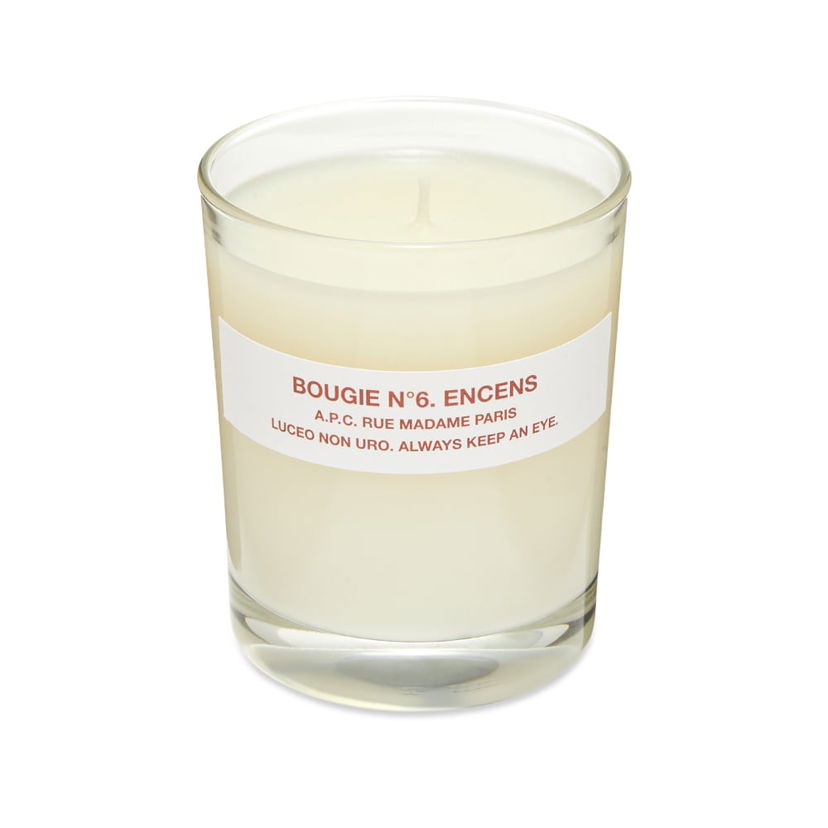 Ljus A.P.C. Candle No.6 in Incense | END. Clothing Vit | YBZAA-M84001-VAG