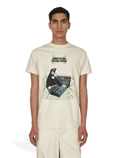 T-shirt Pleasures Synth T-Shirt Beige | P22F056 NATURAL