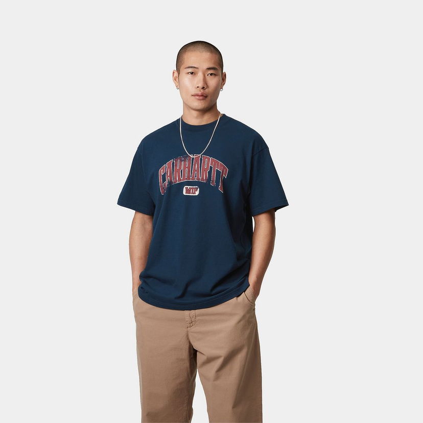 T-shirt Carhartt WIP Carhartt WIP Lecture Short Sleeve T-Shirt Mörkblå | I034766_24