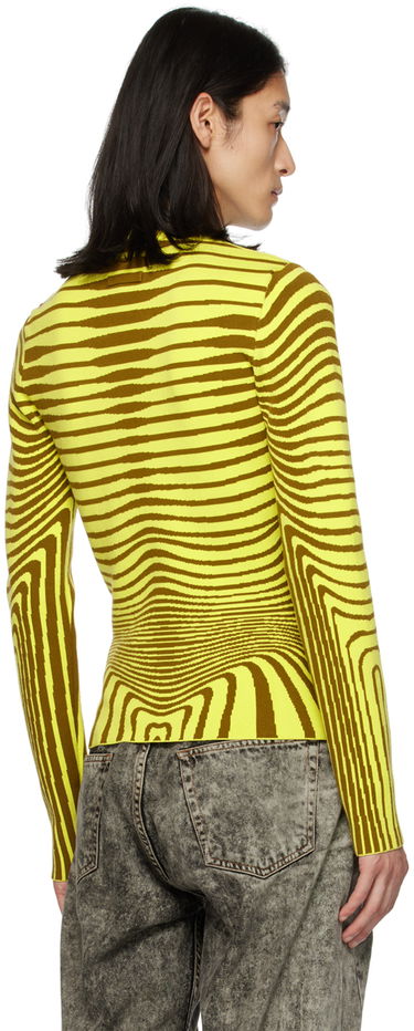 T-shirt Jean Paul Gaultier Gaultier Body Morphing Striped Sweater Gul | 23/12-F-PL028-M046-4144, 2