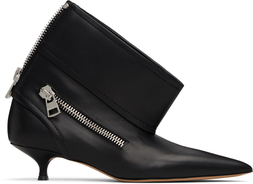 Sneakers och skor JW Anderson Biker Kitten Heel Ankle Boots Svart | BT0105-LA0268