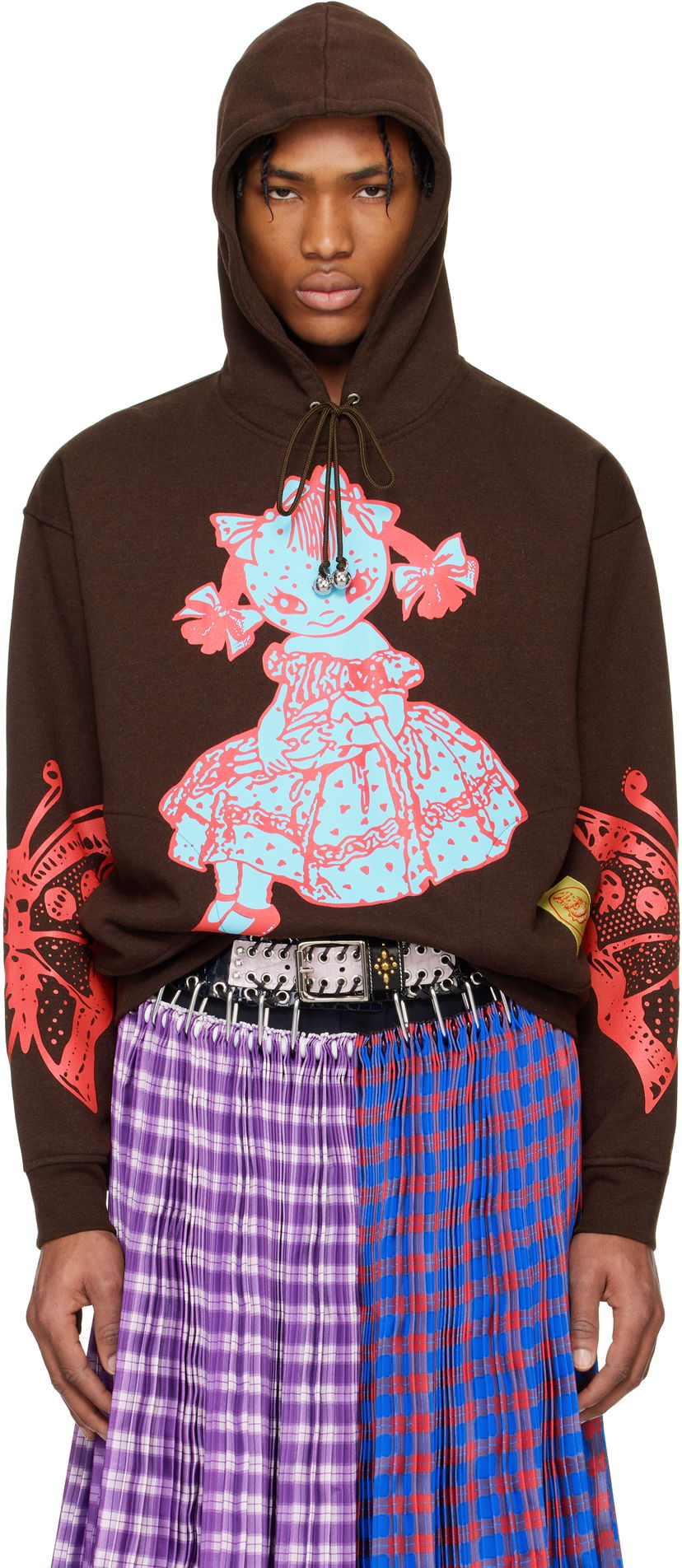 Sweatshirt Chopova Lowena Chopova Lowena Dotty Graphic Hoodie Brun | 5241