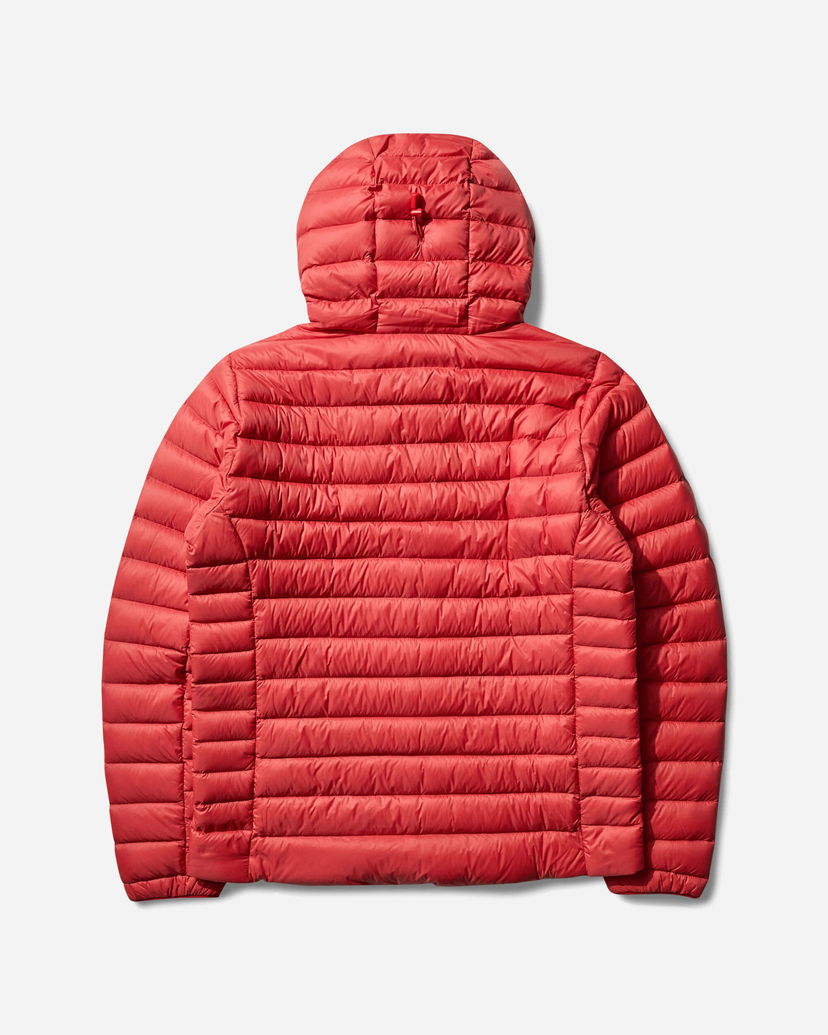 Pufferjacka Patagonia Down Sweater Hooded Jacket Röd | 84702 AMRE