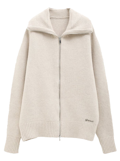 Sweatshirt Jacquemus Le Cardigan Meunier Zip Grå | 226KN064-2116-150
