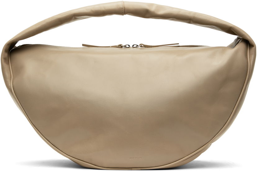 Handväska BY FAR BY FAR Maxi Cush Bag Beige | MWBSB022CL034BG038PL